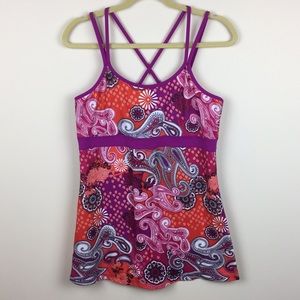 PrAna - Kaley Exercise Tank Top in Berry Garden